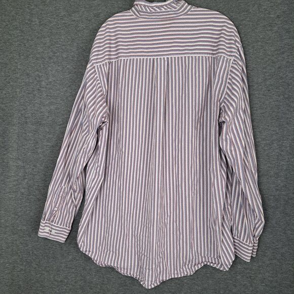 Cinch Men’s Red Geometric Long Sleeve Button Up Size XXL Western Cowboy - Picture 3 of 10